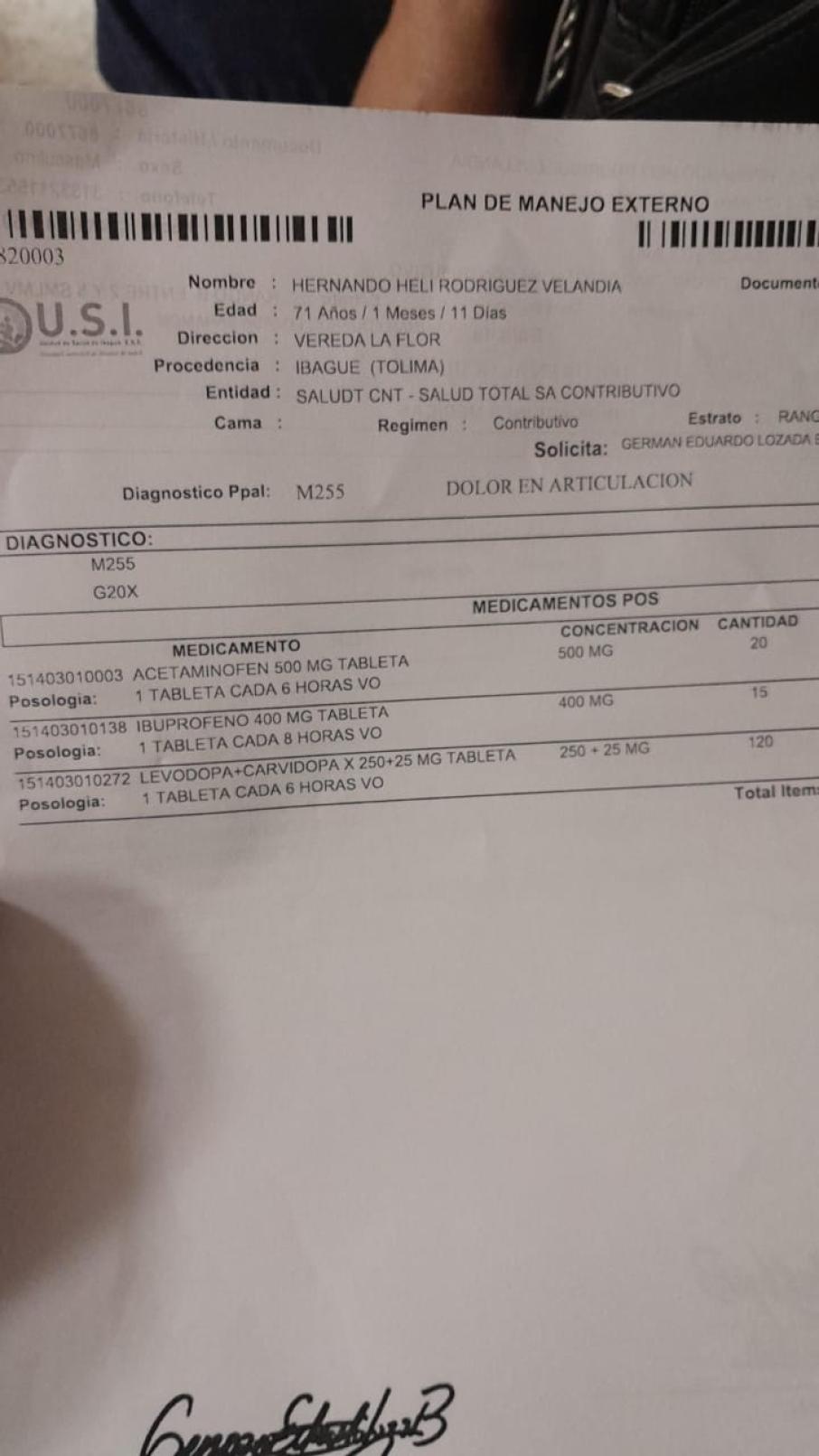 Abuelo abandonado