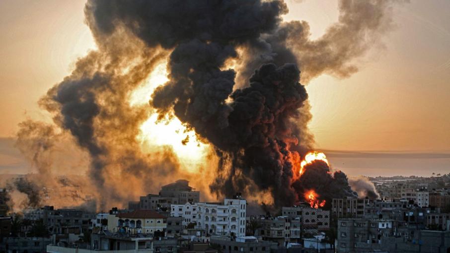 Bombardeo en gaza