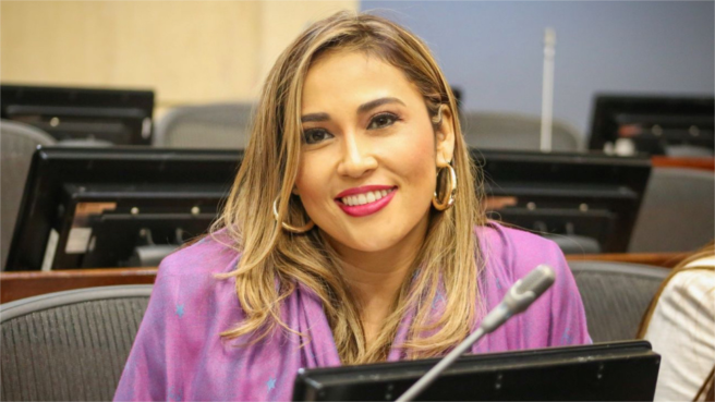 Sandra Jaimes, senadora del Pacto Histórico.