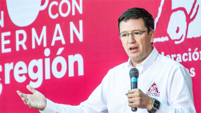 Germán Bahamón, gerente de la Federación Nacional de Cafeteros.