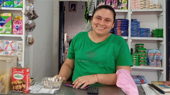 Capacitacipon en materia de negocios recibieron mujeres víctimas del conflicto.