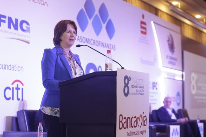 María Clara Hoyos, presidente de Asomicrofinanzas