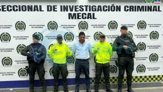 Capturado con fines de extradición, alias 'El Contralor'