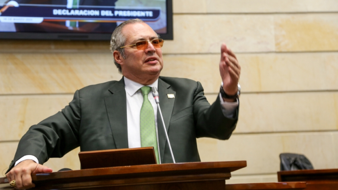 Iván Leonidas Name, presidente del Senado de Colombia