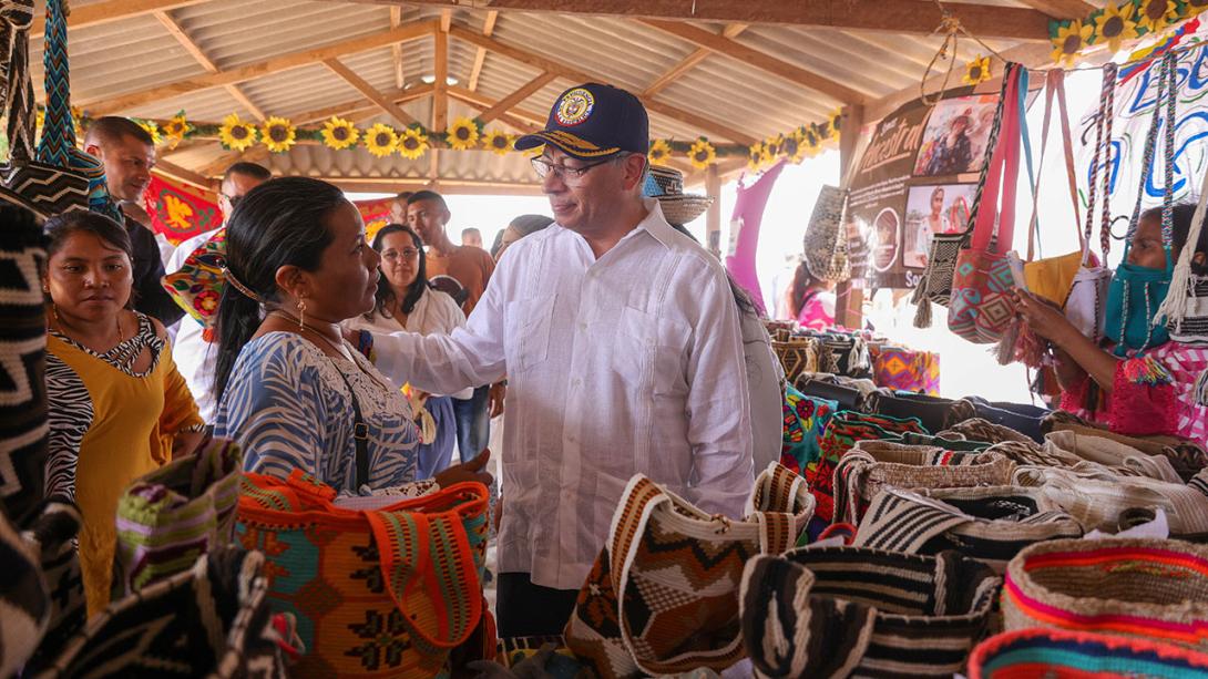 Gustavo Petro en La Guajira