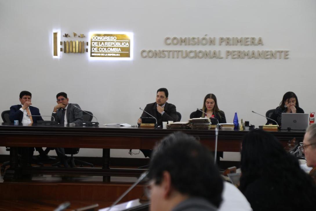 Comisión Primera del Senado avanza en políticas de protección a la niñez.