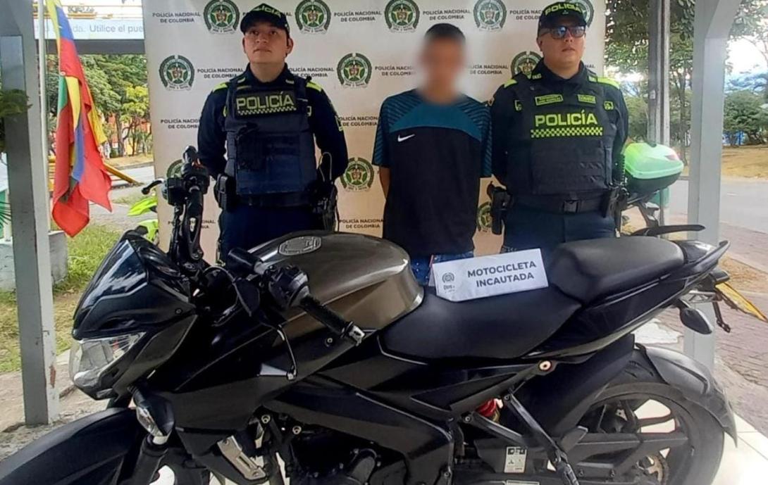 Capturado moto