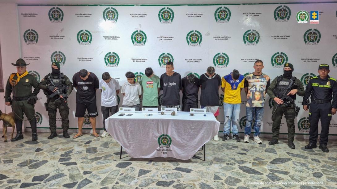 Capturados microtráfico